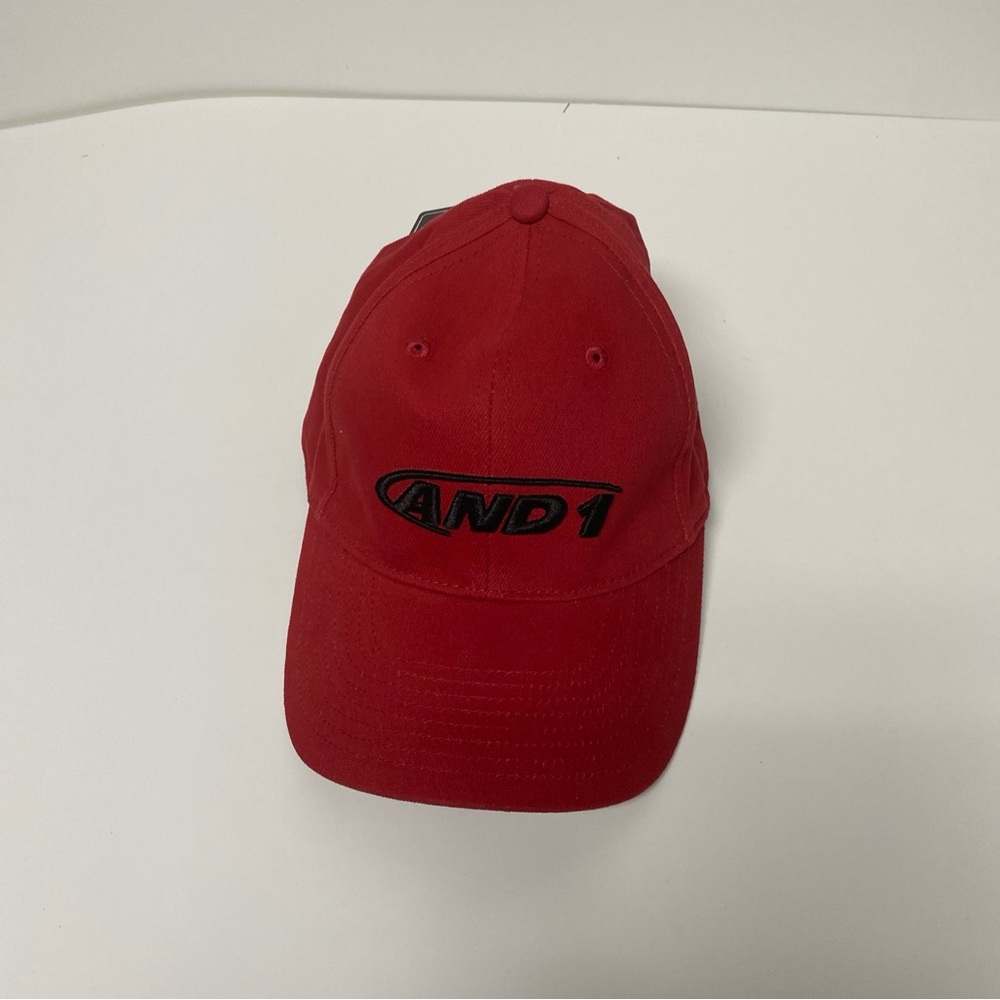 AND1 Red Baseball Hat Embroidered Size Small-Md